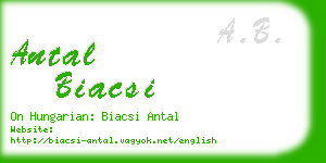 antal biacsi business card